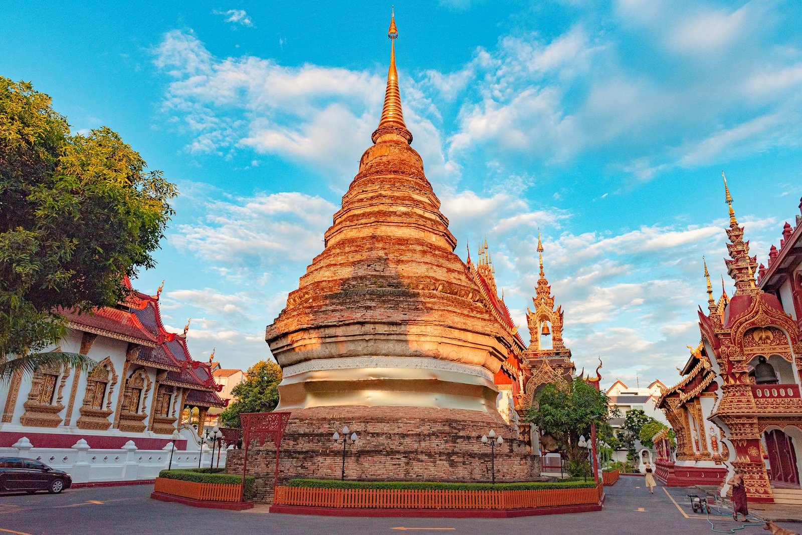 wat saen muang ma luang in chiang mai thailand